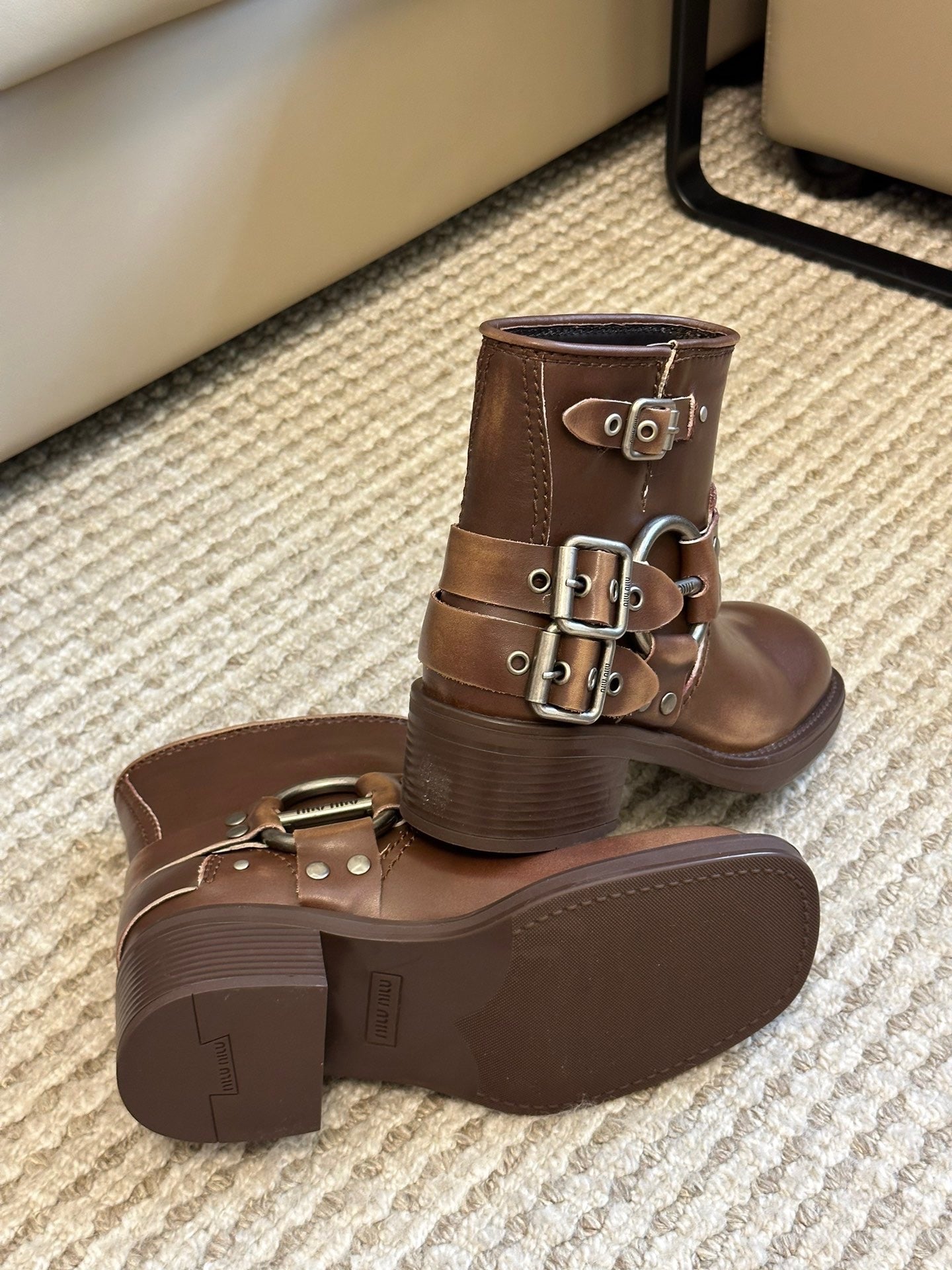 MIU M BOOTS