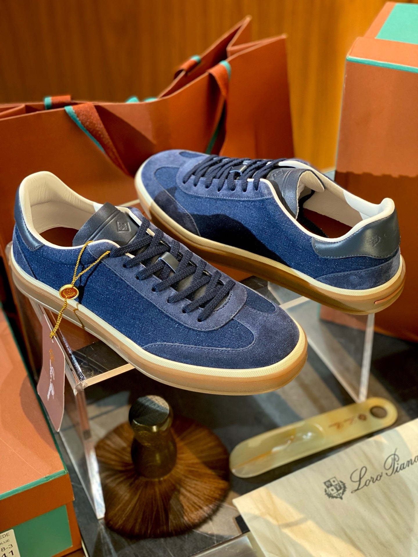 LORO P TENNIS WALK TRAINERS