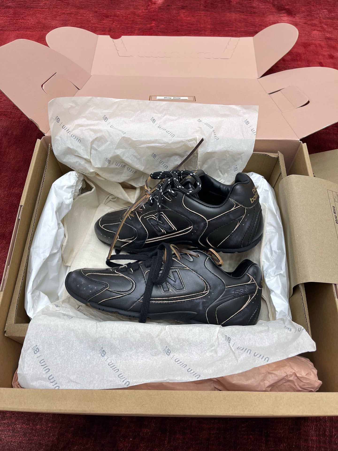 MIU M x NEW BALANCE TRAINERS