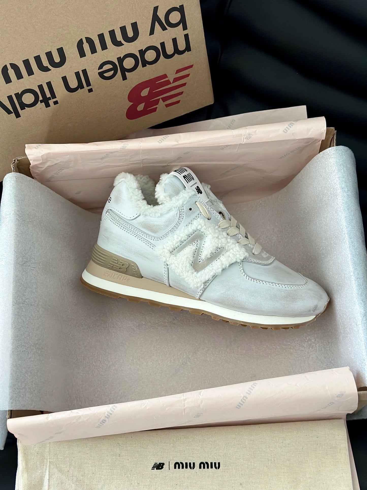 MIU M x NEW BALANCE TRAINERS