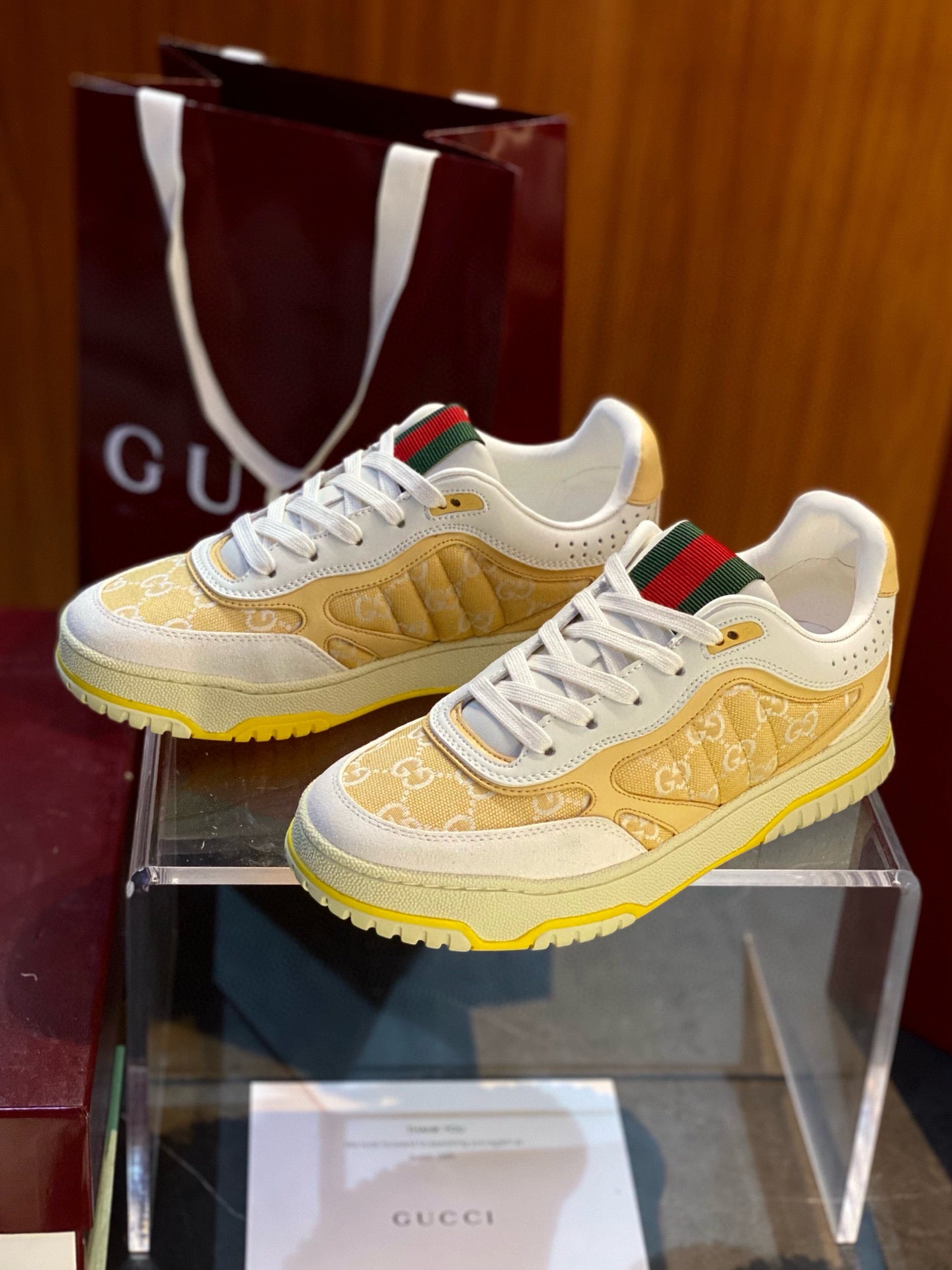 GG RE WEB SNEAKERS