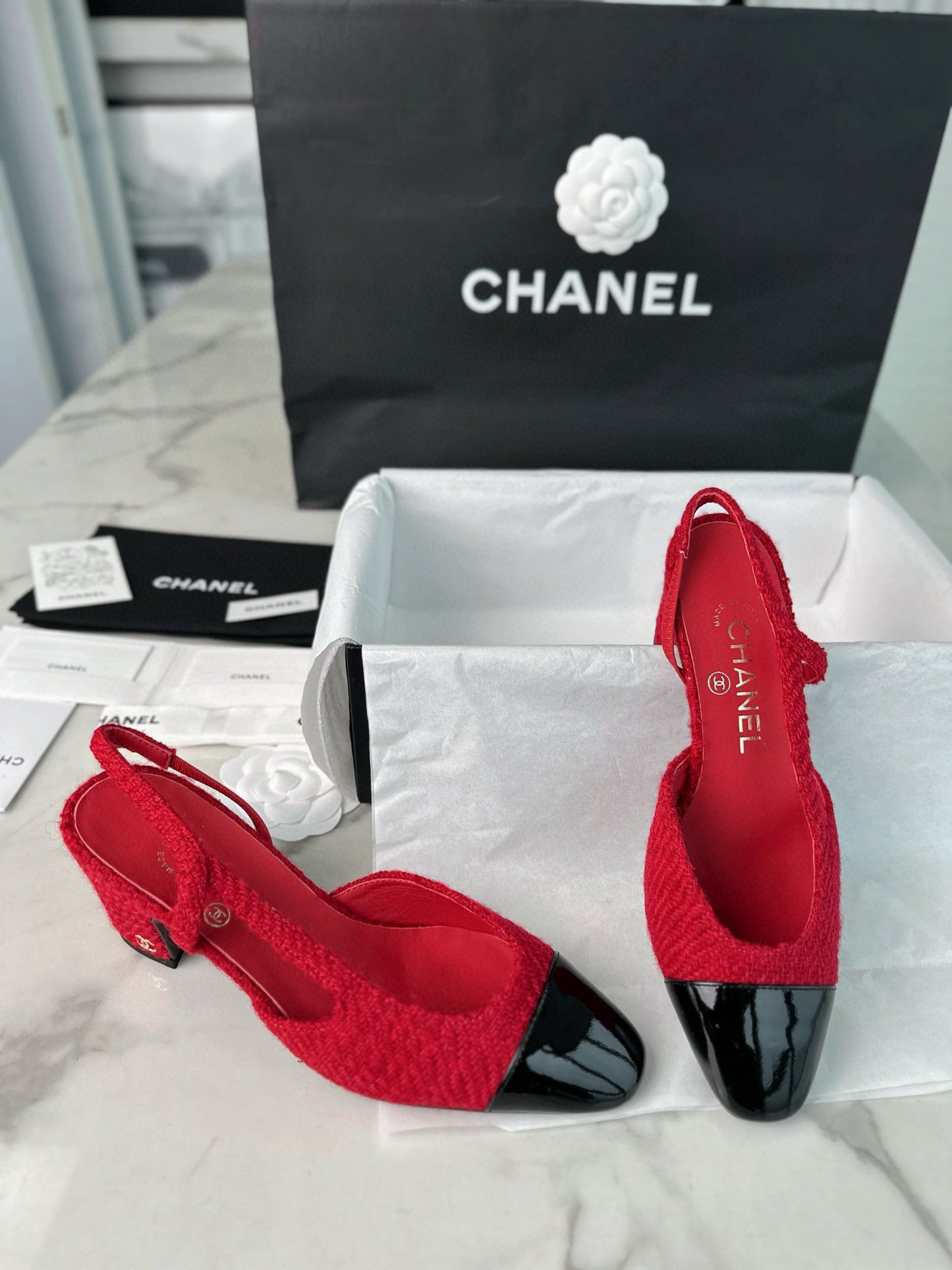 CC SLINGBACK HEELS