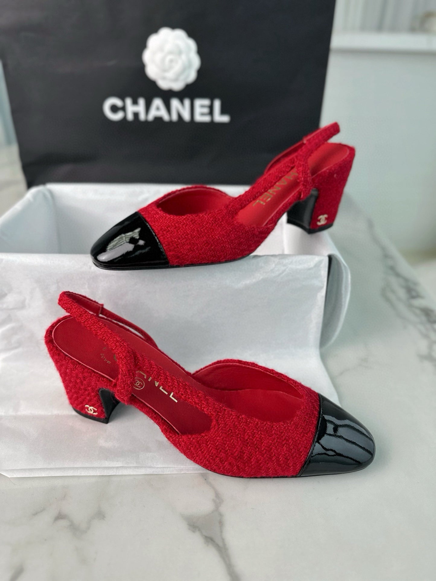 CC SLINGBACK HEELS
