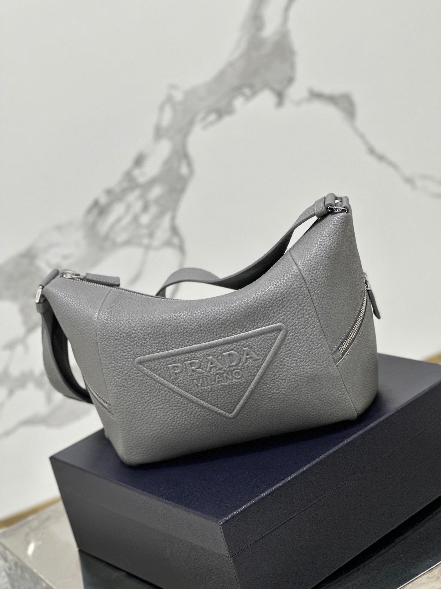 PD LEATHER BAG WITH SHOULDER STRAP