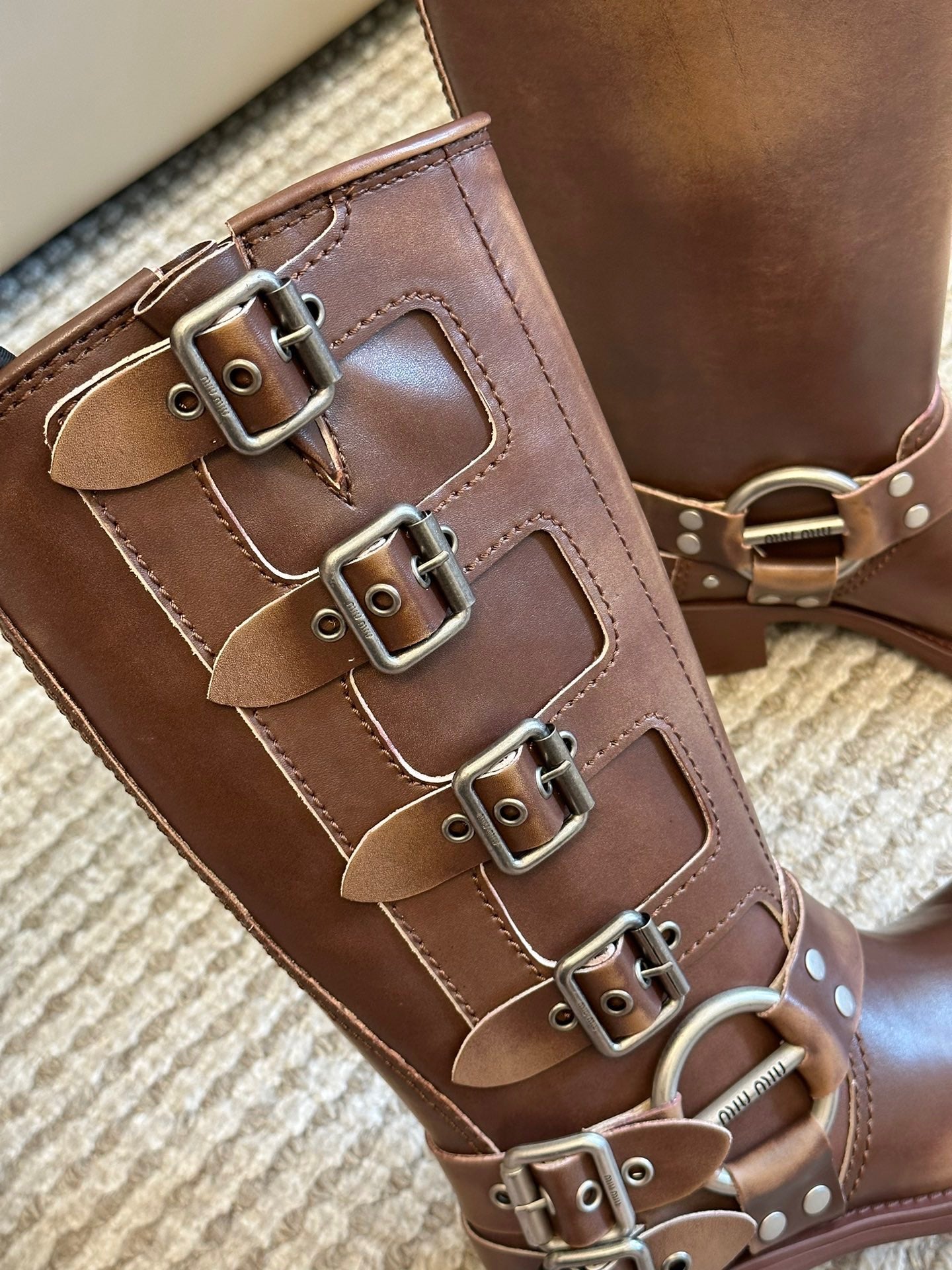 MIU M BOOTS