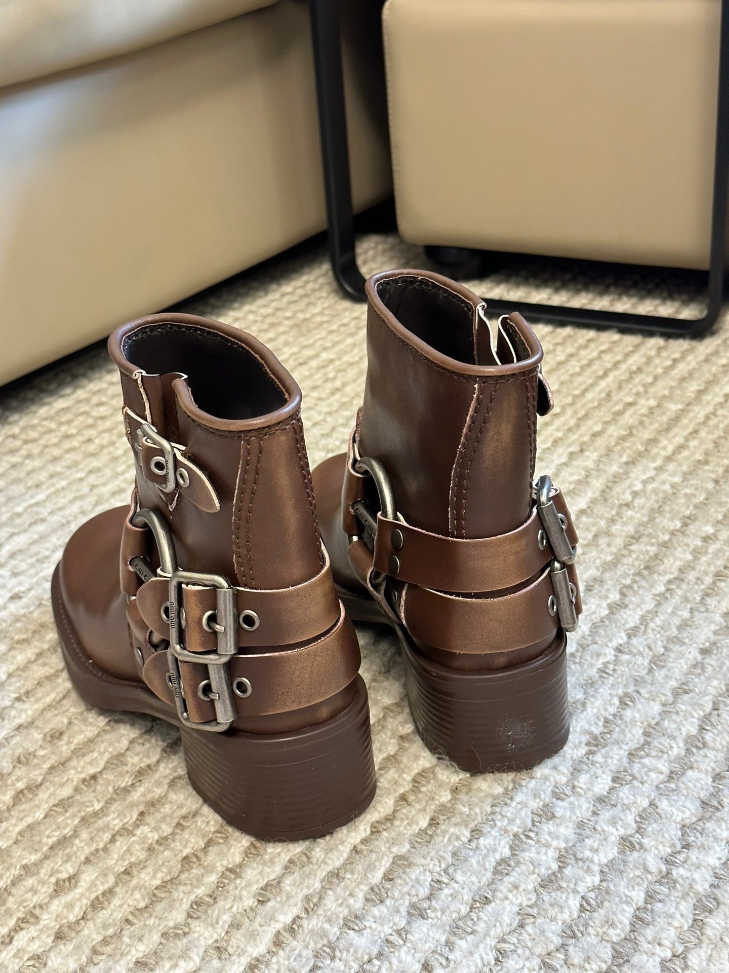 MIU M BOOTS