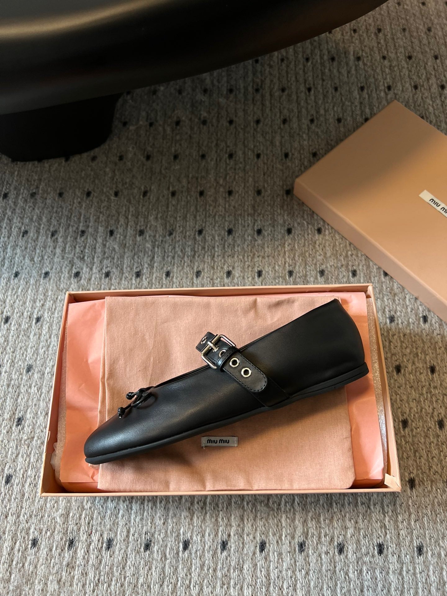 MIU M BALLERINA FLATS
