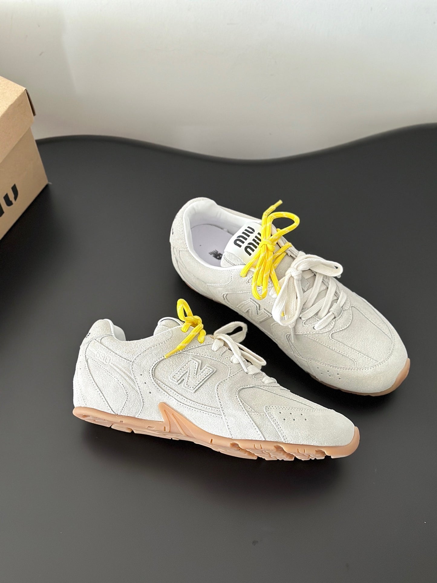 MIU M x NEW BALANCE TRAINERS