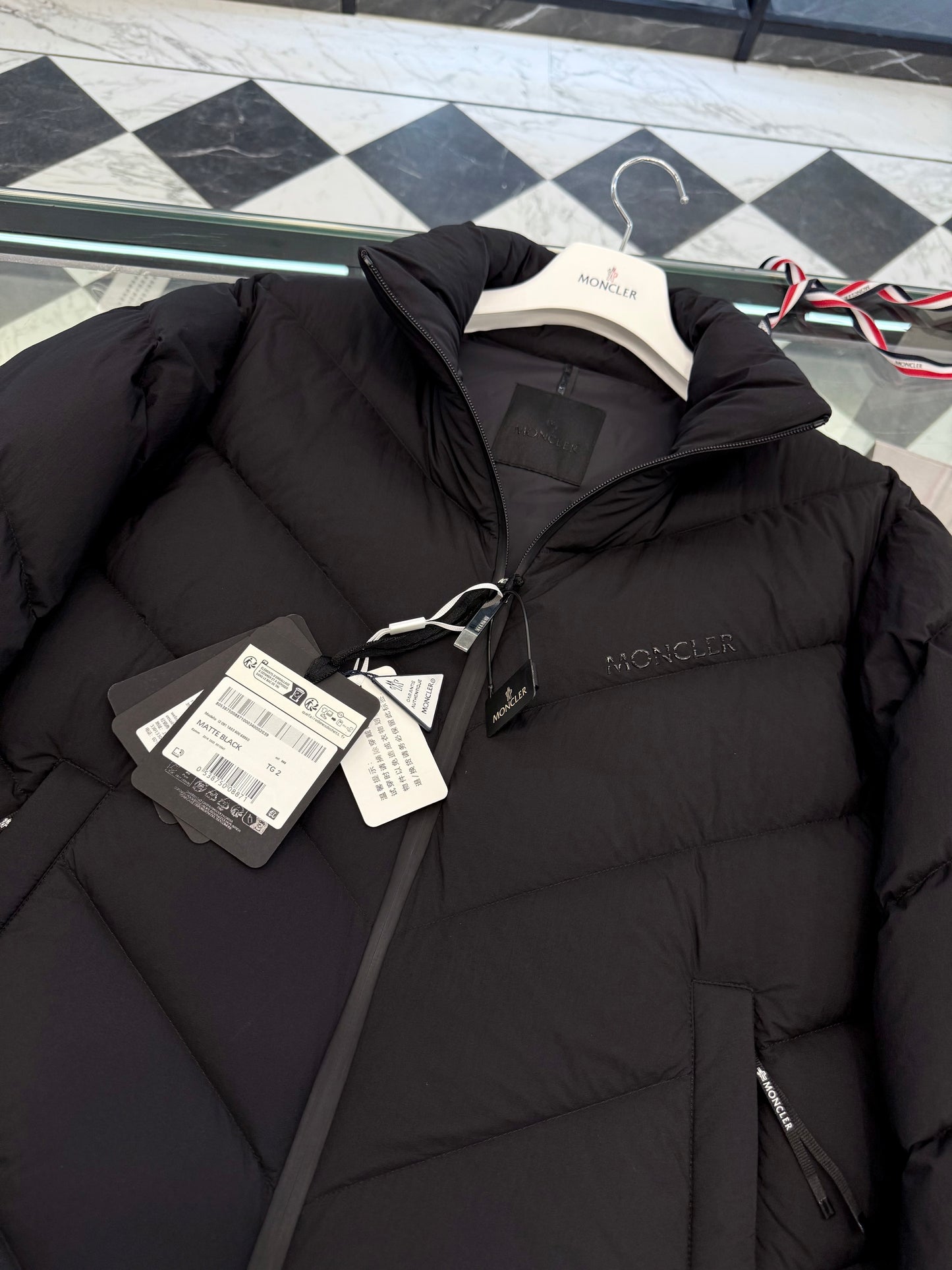 MONC MATT BLACK JACKET