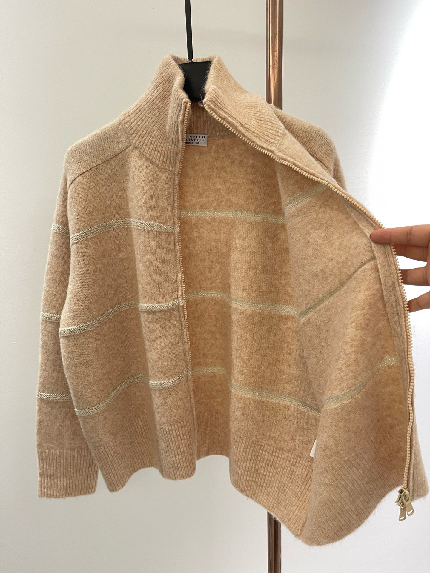 BRUNELLO C ZIP CARDIGAN