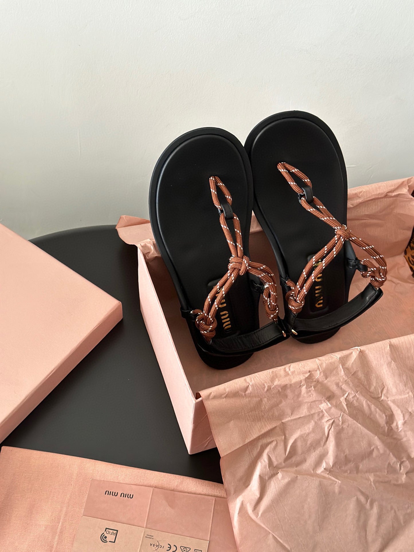 MIU M SANDALS