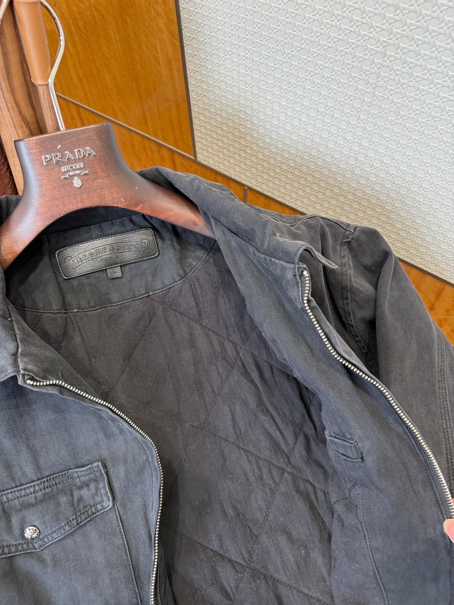 CHROME H DENIM JACKET