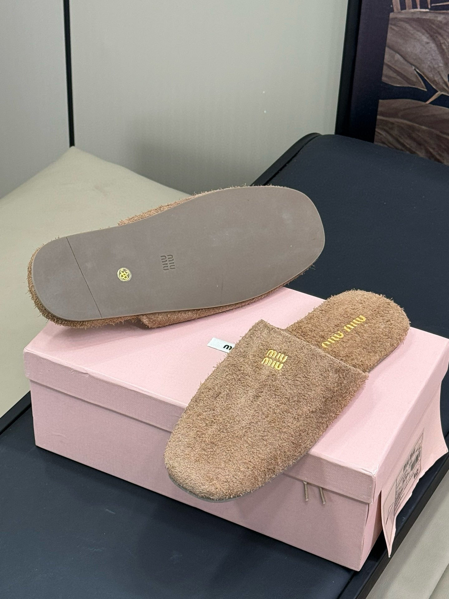 MIU M SLIPPERS