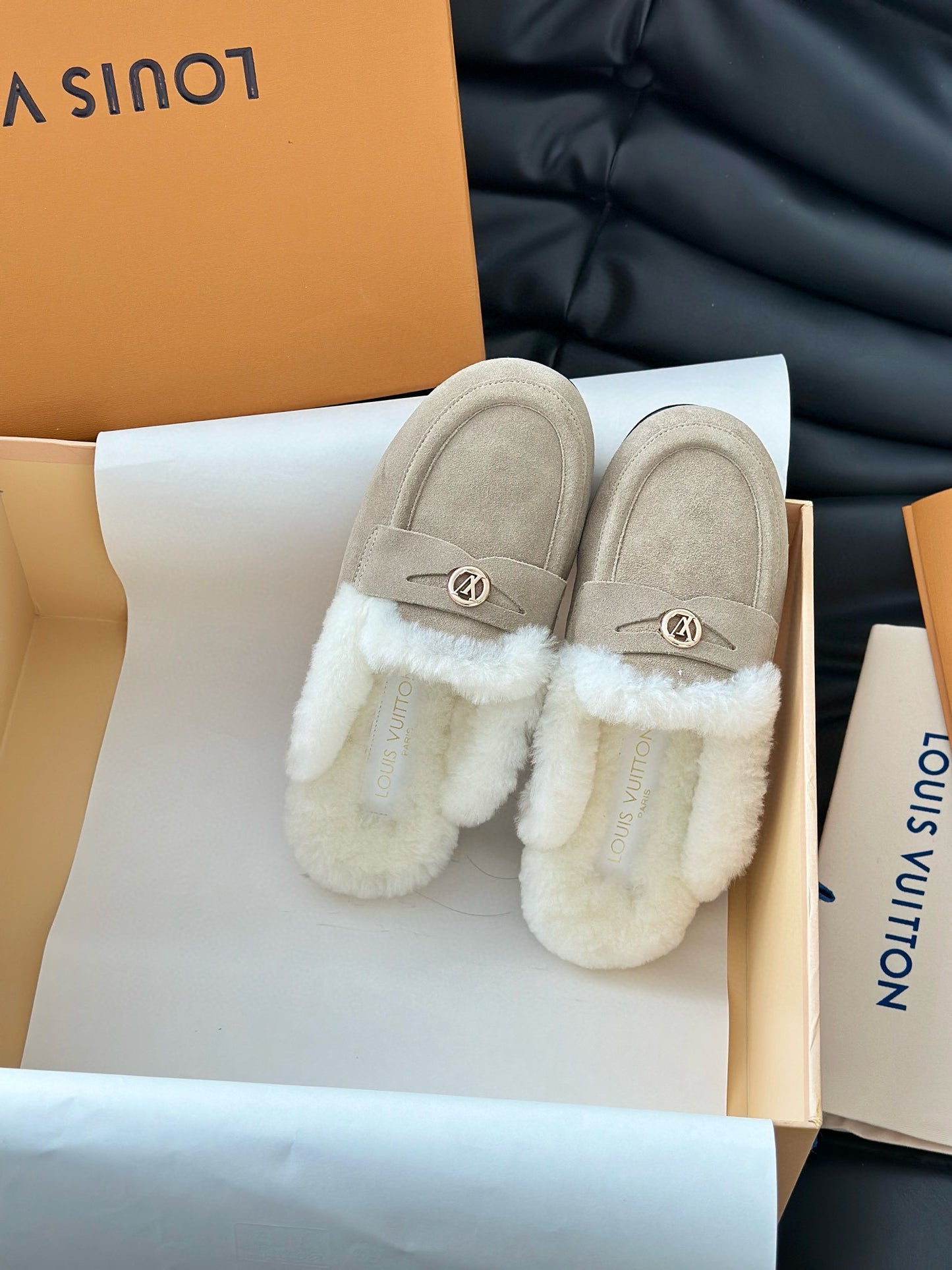 LOU SOHO OPEN BACK LOAFERS