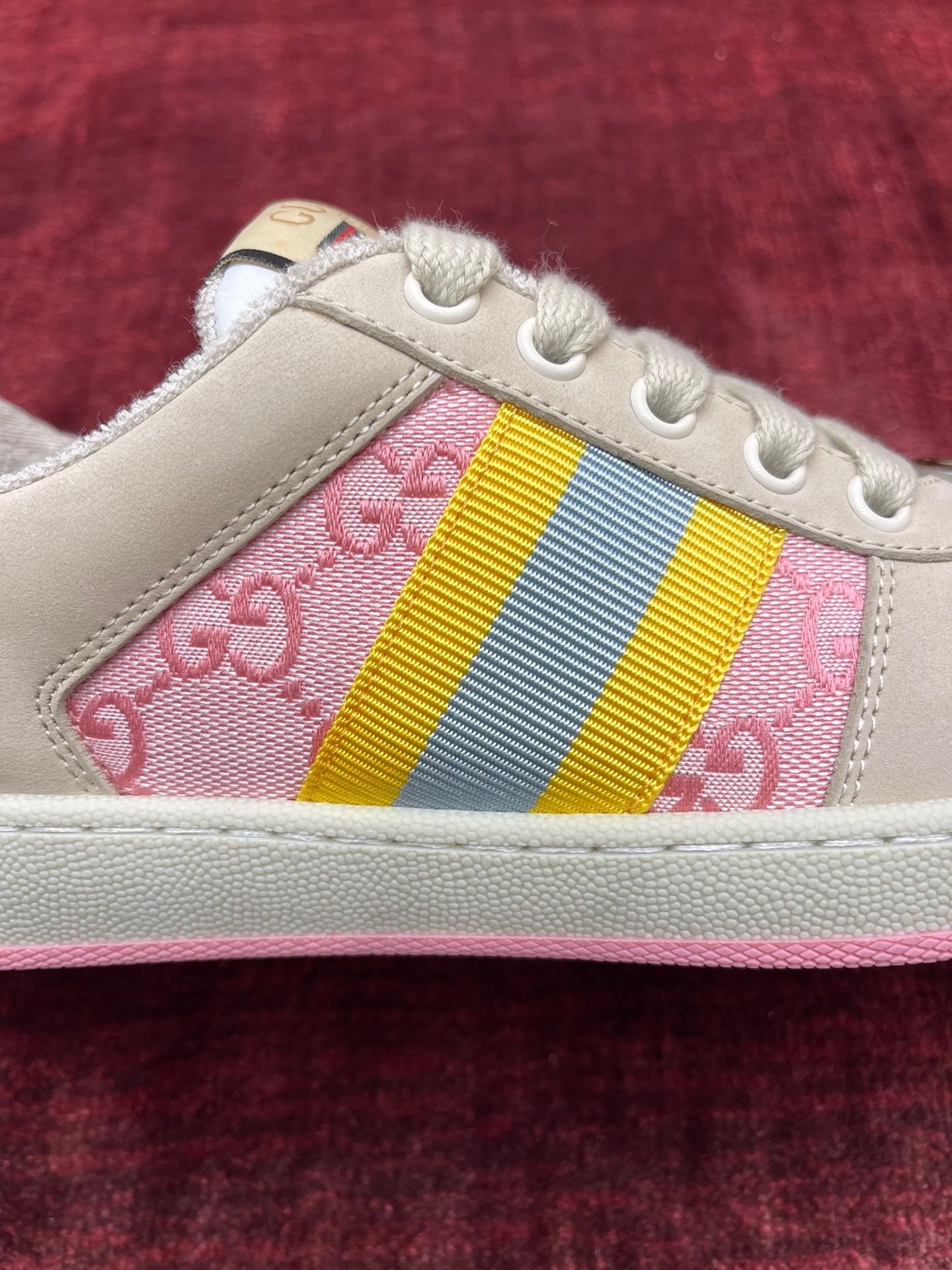 GG SCREENER LEATHER SNEAKERS