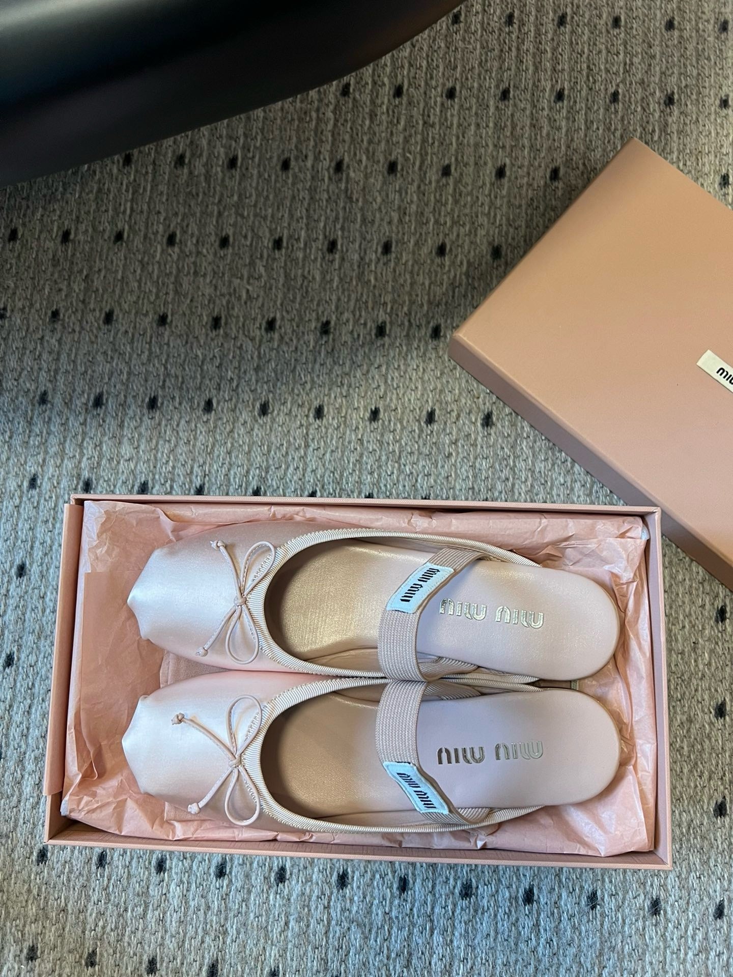 MIU M BALLERINA FLATS