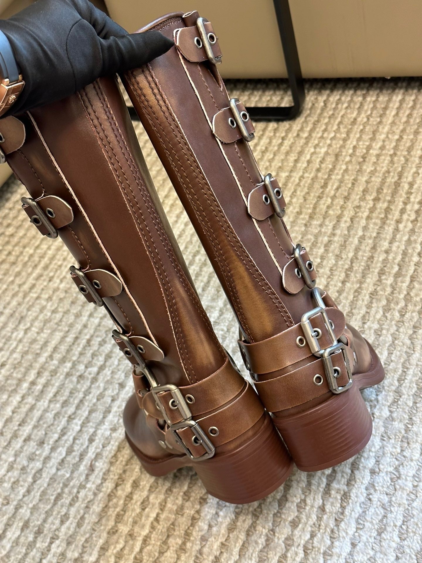 MIU M BOOTS