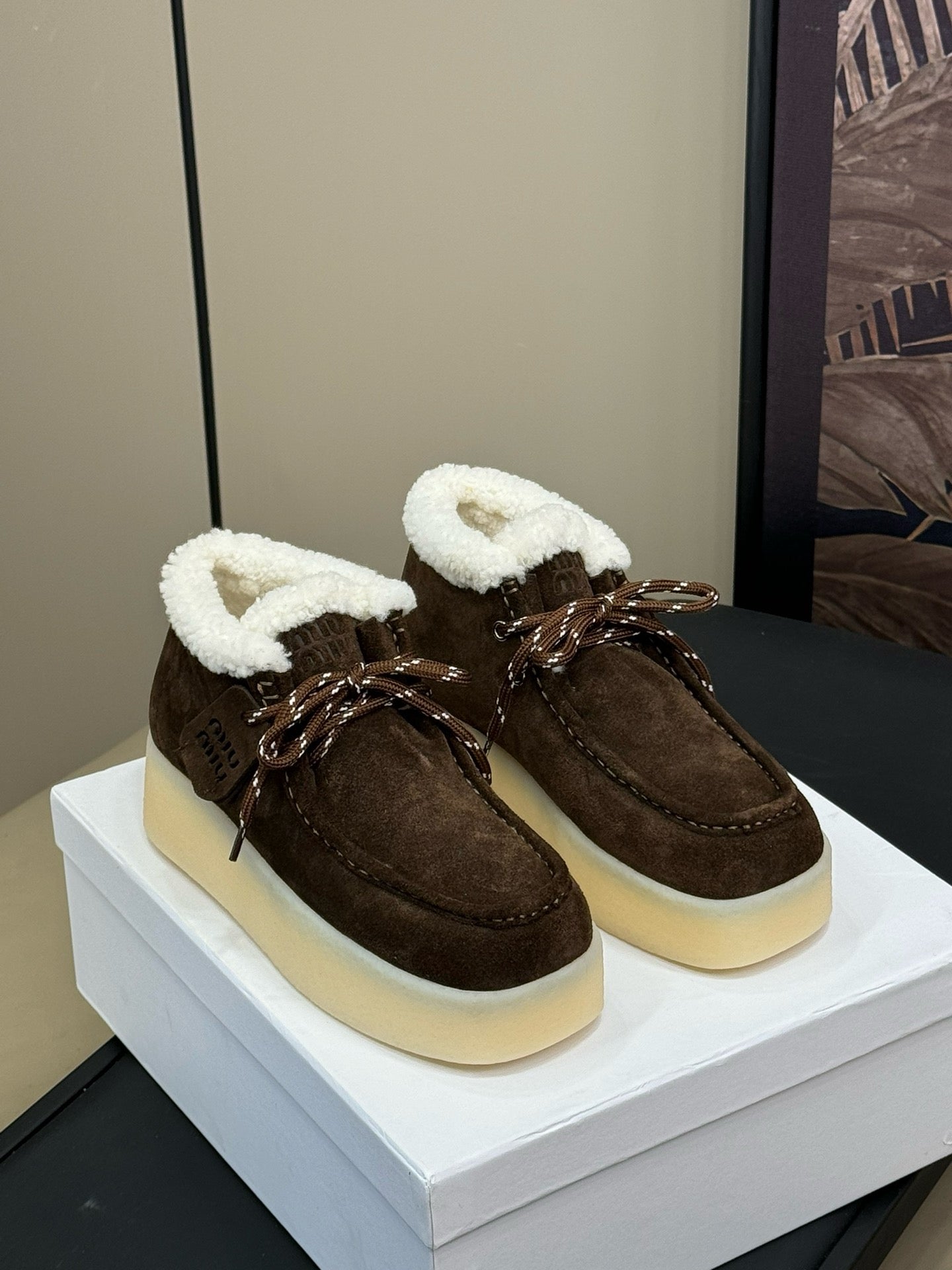 MIU M BOOTS