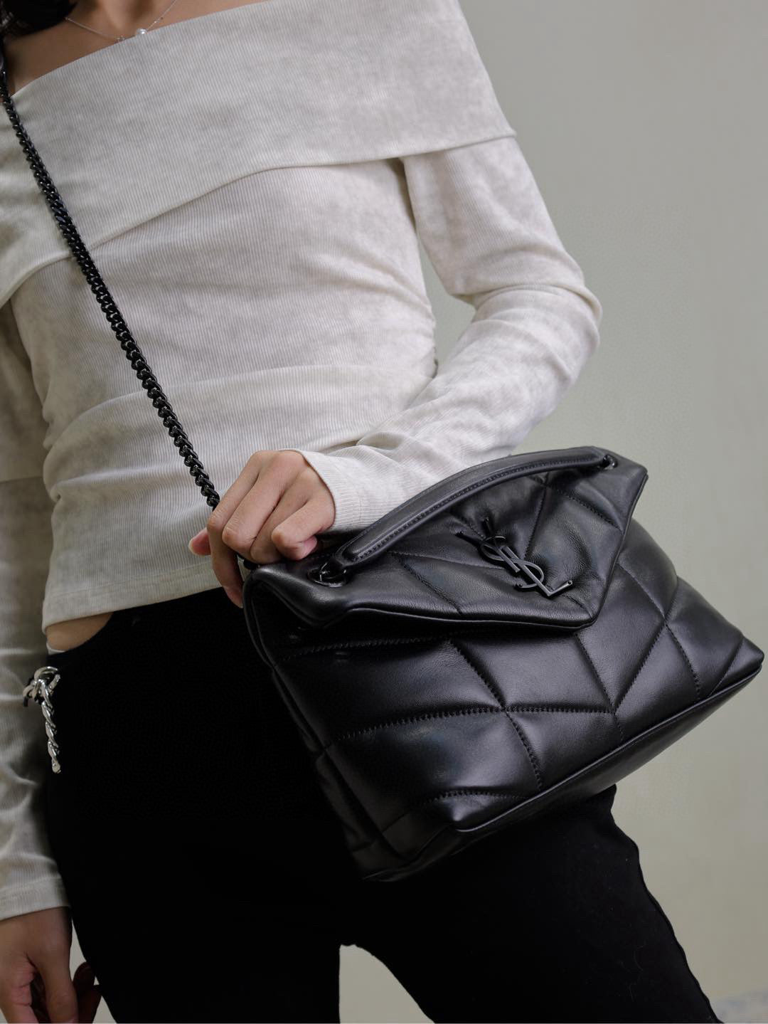 SL LOULOU PUFFER SMALL BAG