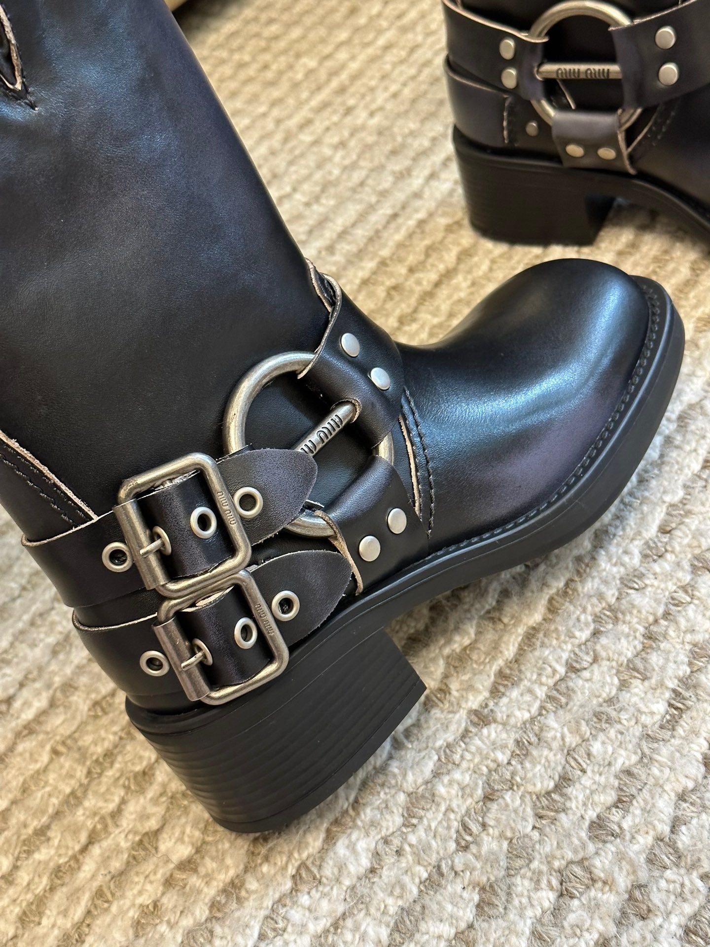 MIU M BOOTS