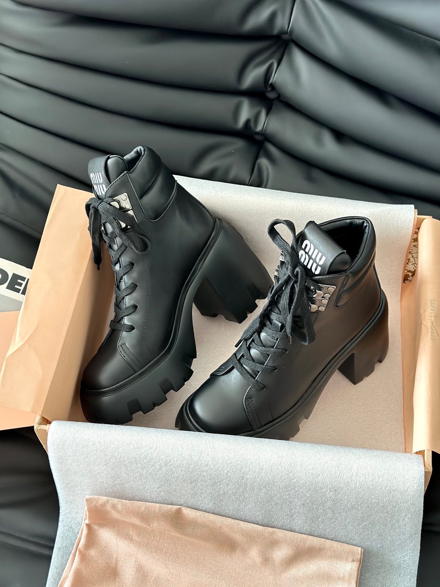 MIU M BOOTS