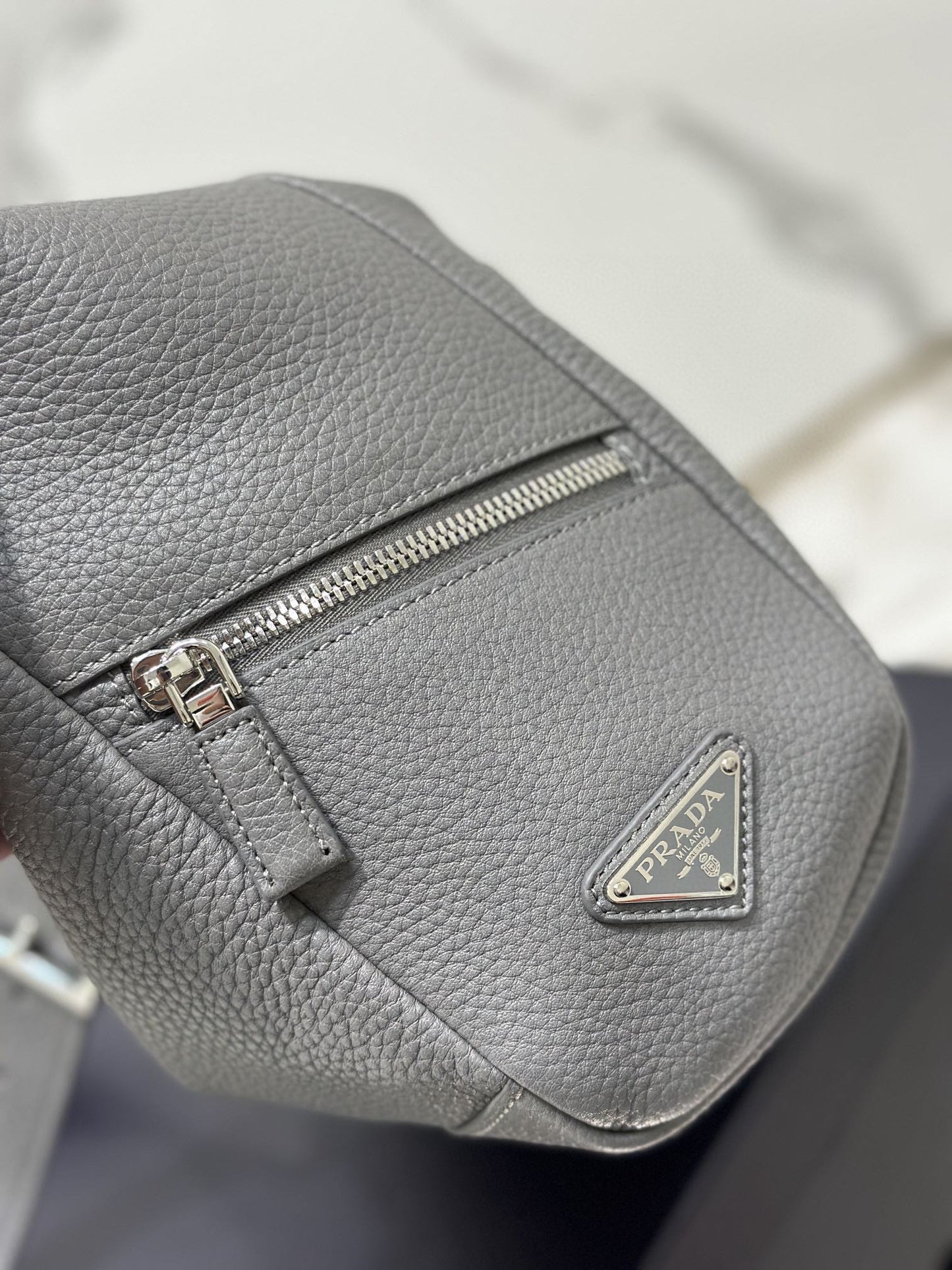 PD LEATHER BAG WITH SHOULDER STRAP