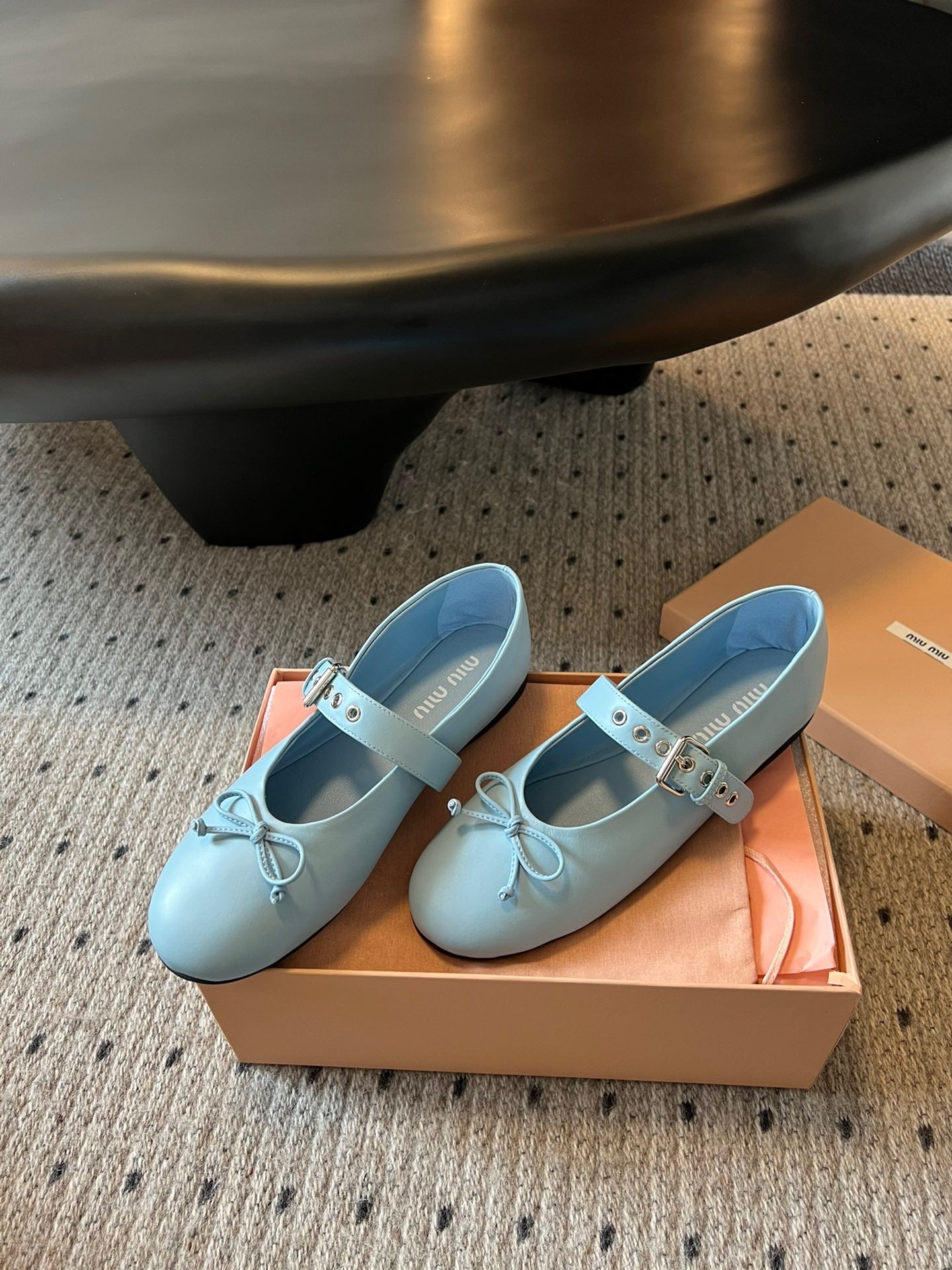MIU M BALLERINA FLATS