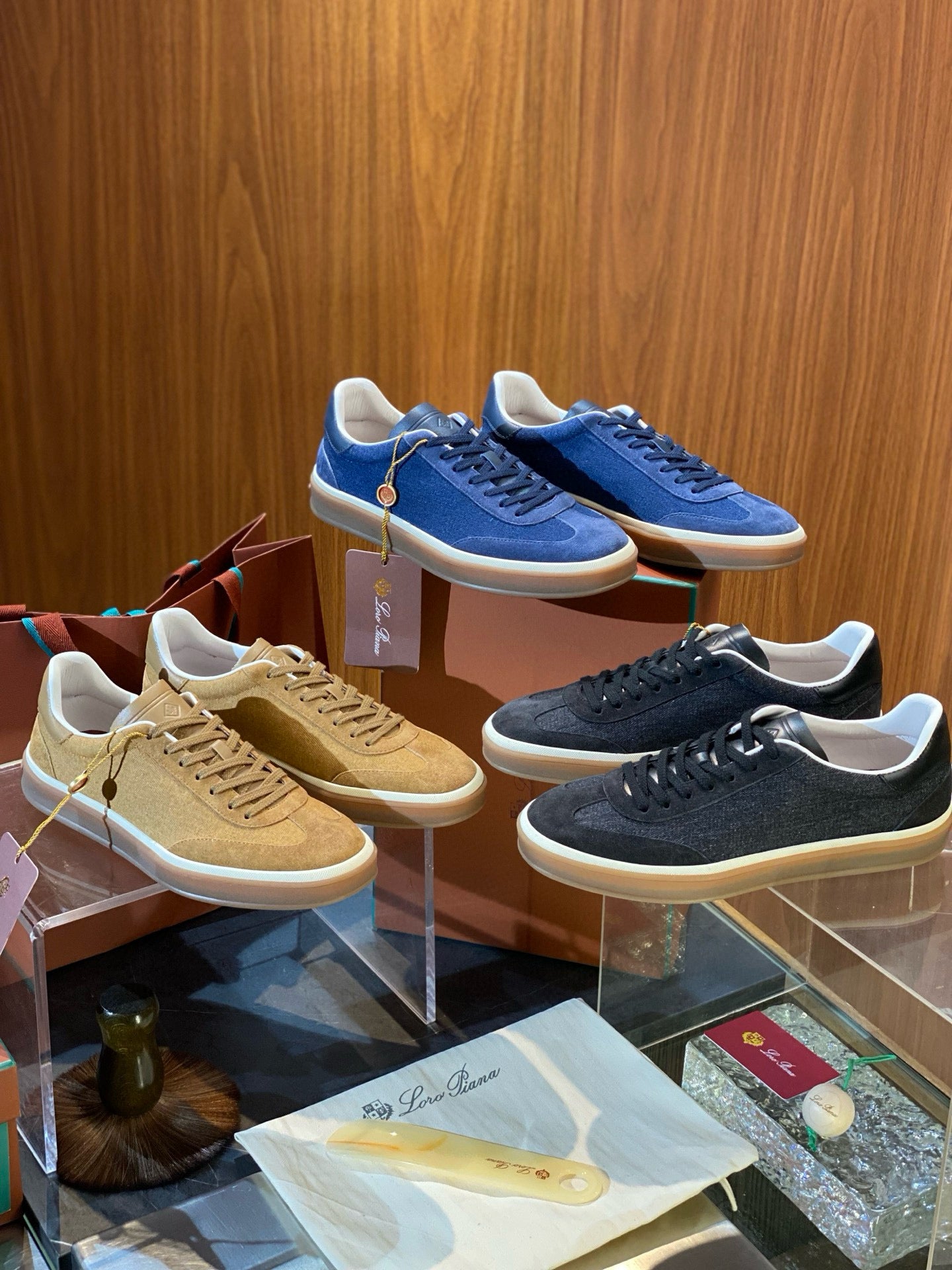 LORO P TENNIS WALK TRAINERS