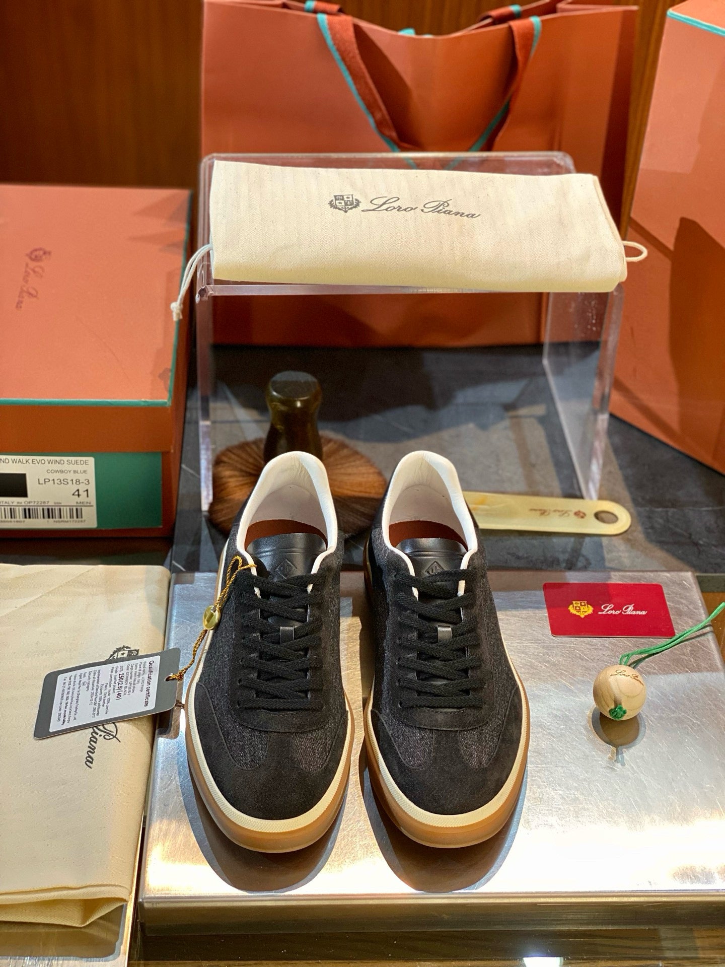 LORO P TENNIS WALK TRAINERS