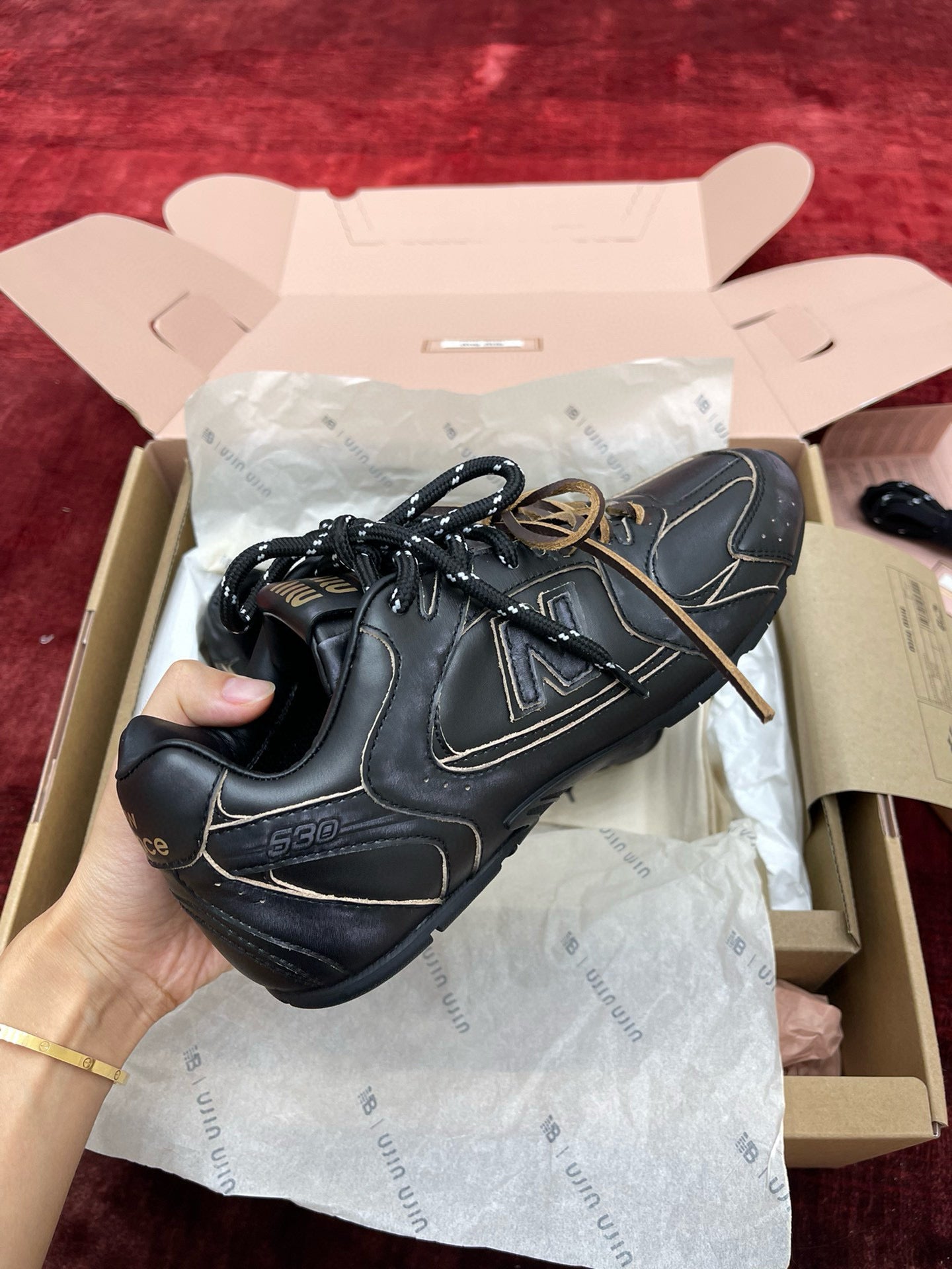 MIU M x NEW BALANCE TRAINERS