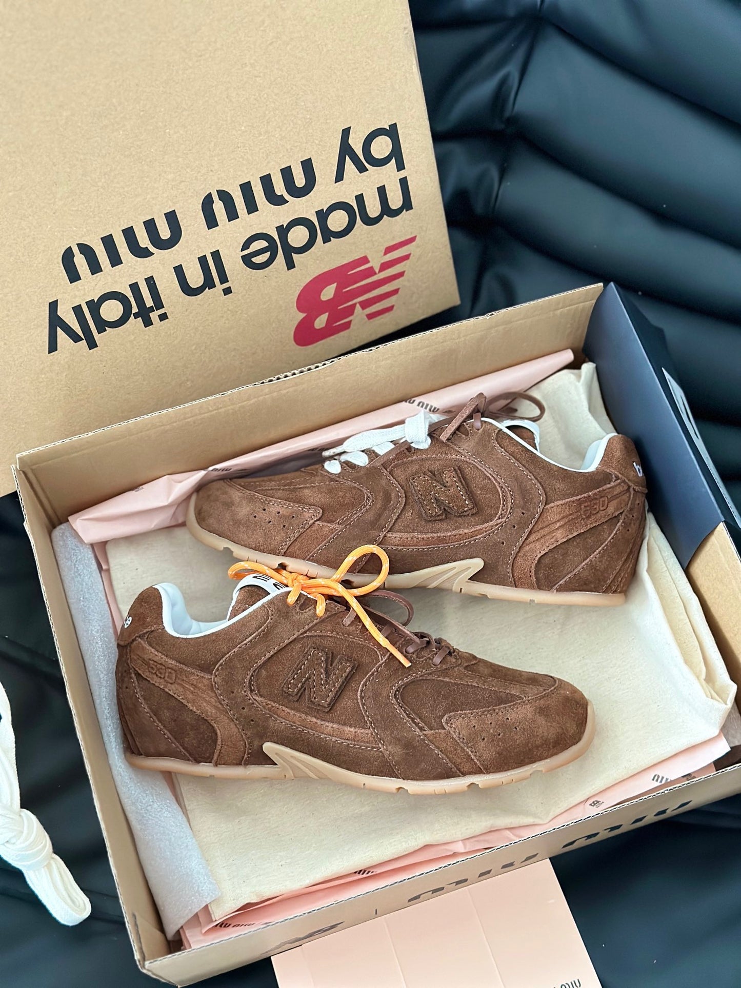 MIU M x NEW BALANCE TRAINERS