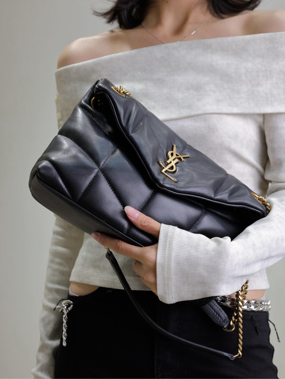 SL LOULOU PUFFER SMALL BAG