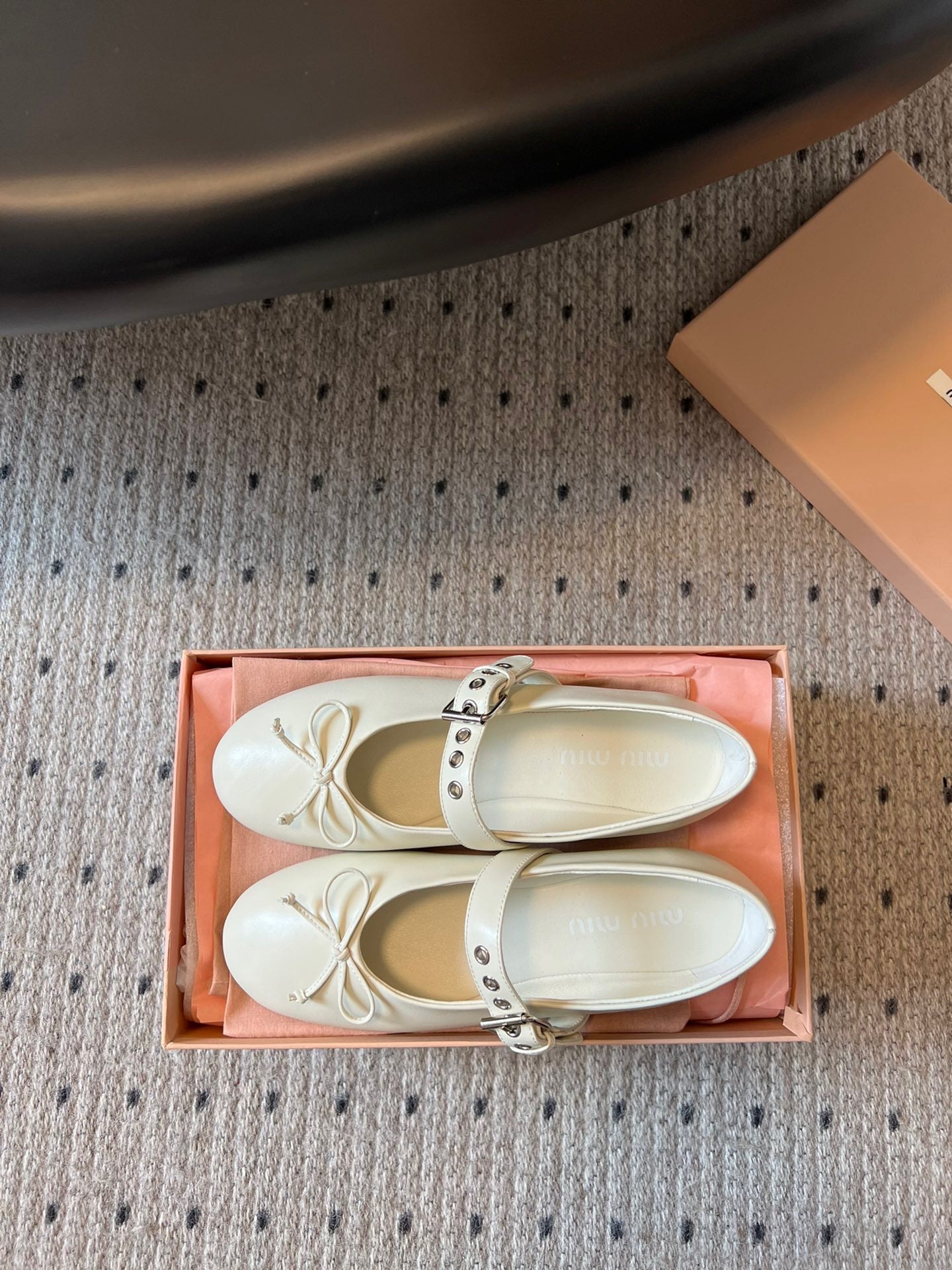 MIU M BALLERINA FLATS