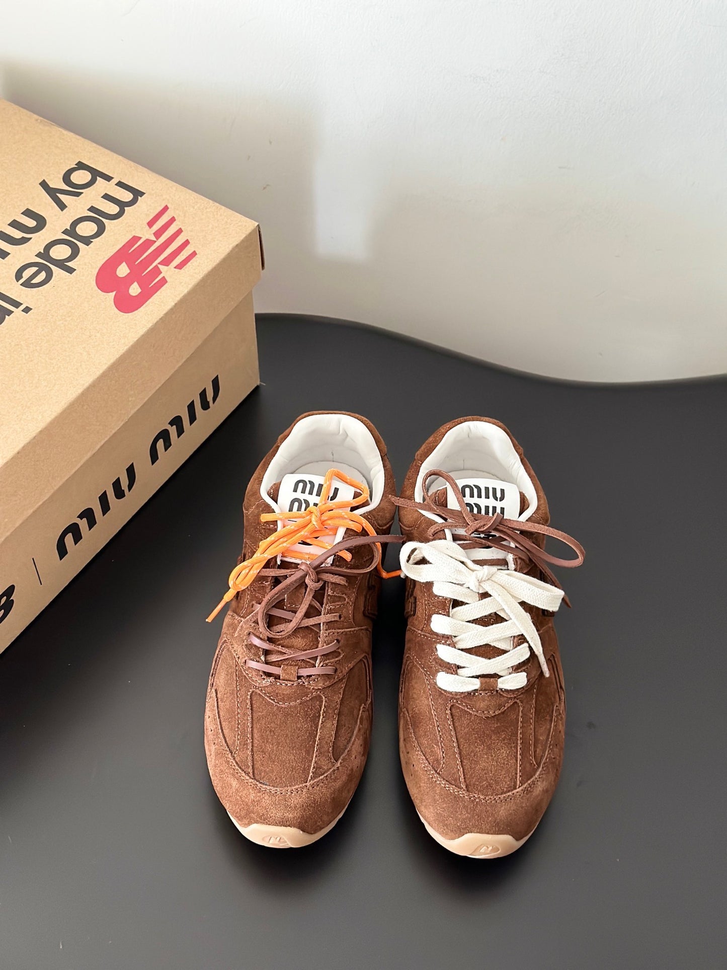 MIU M x NEW BALANCE TRAINERS