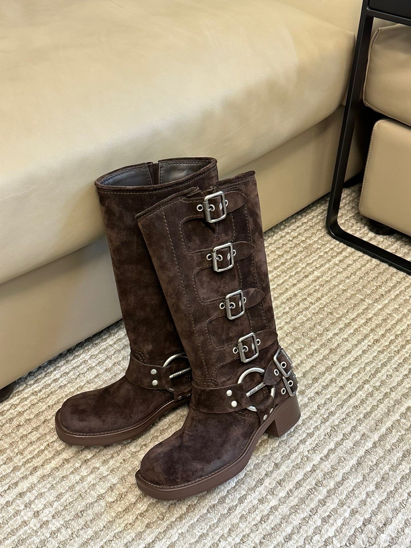 MIU M BOOTS