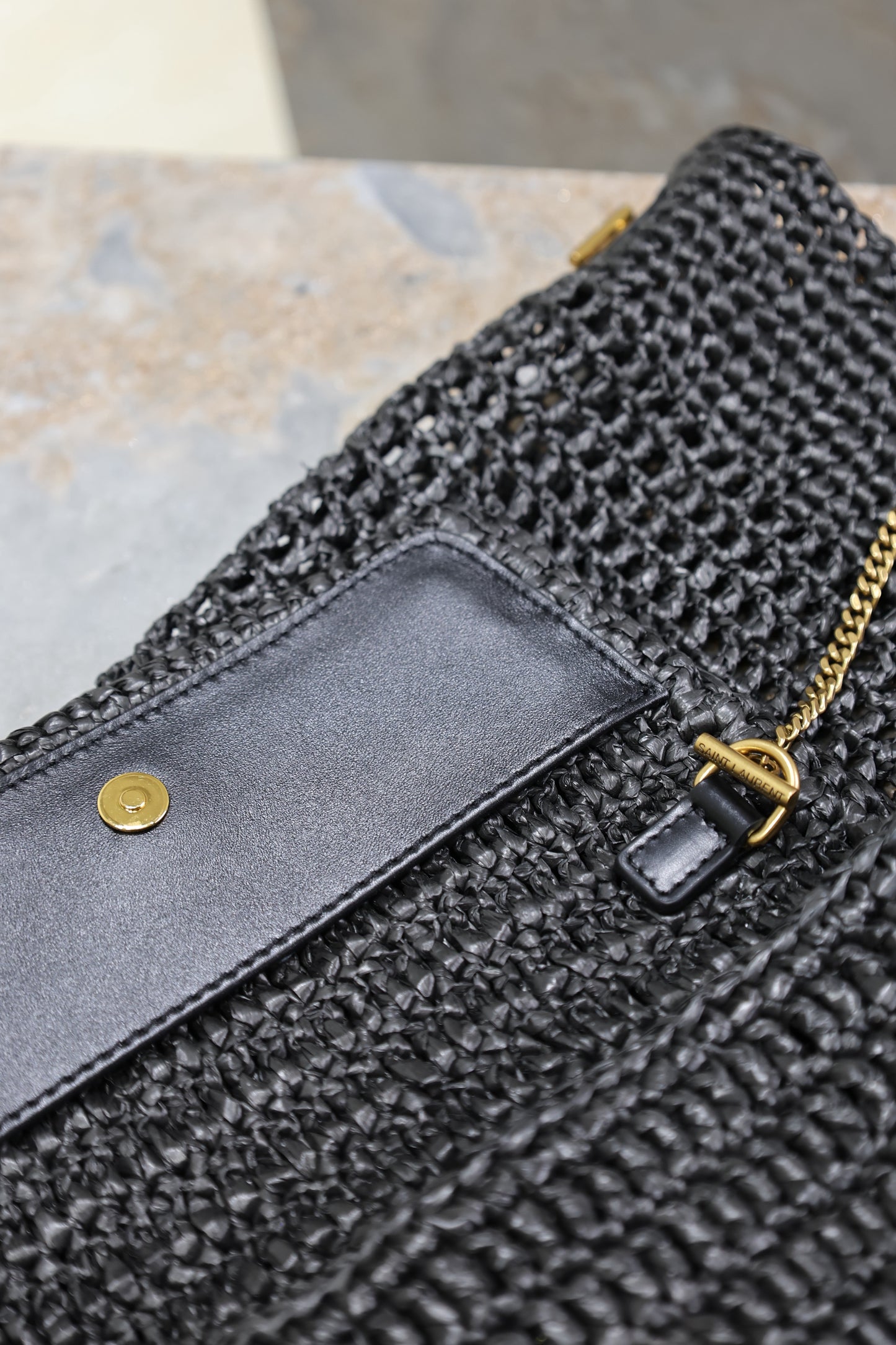 SL ICARE IN RAFFIA BAG
