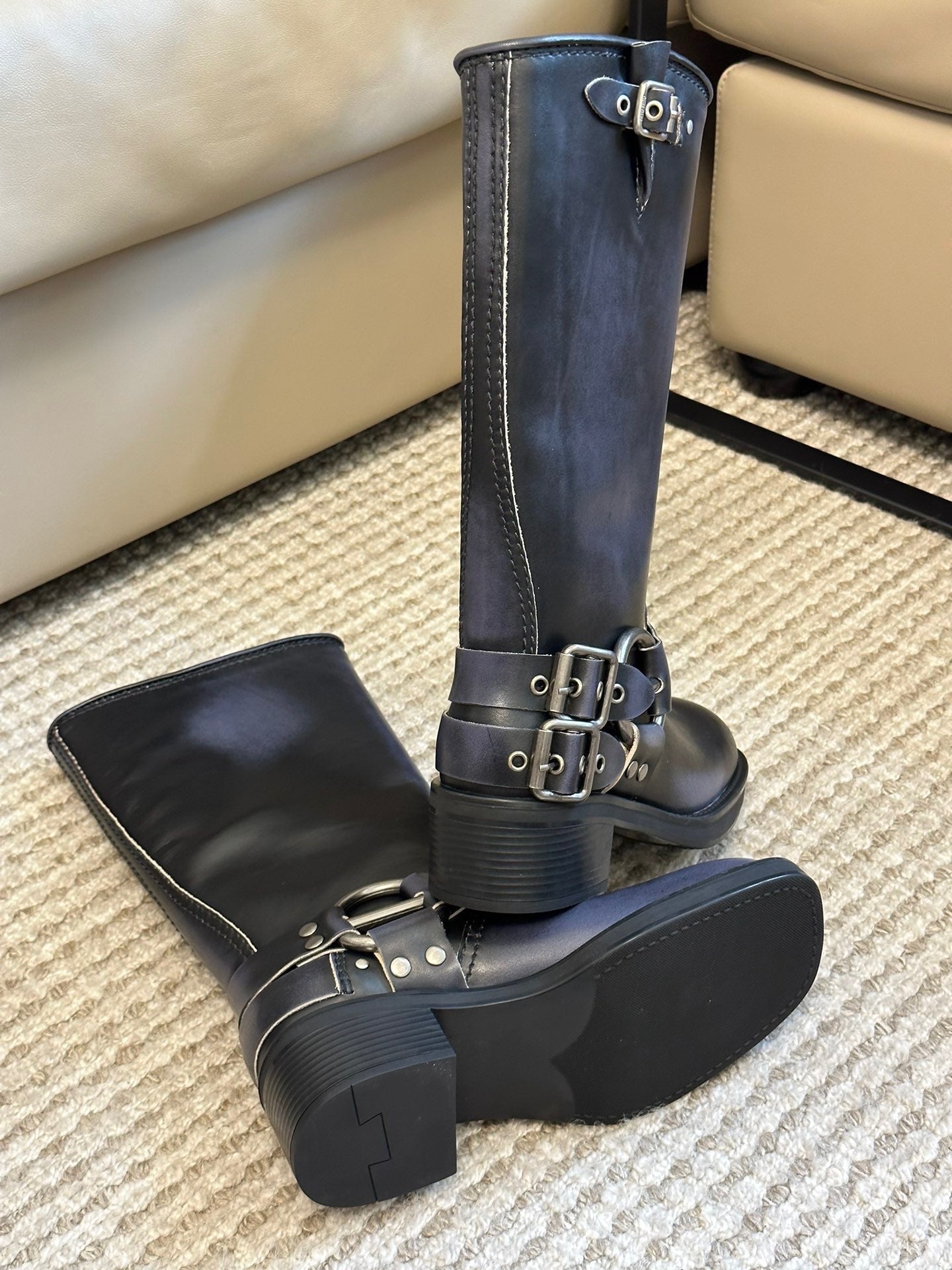 MIU M BOOTS