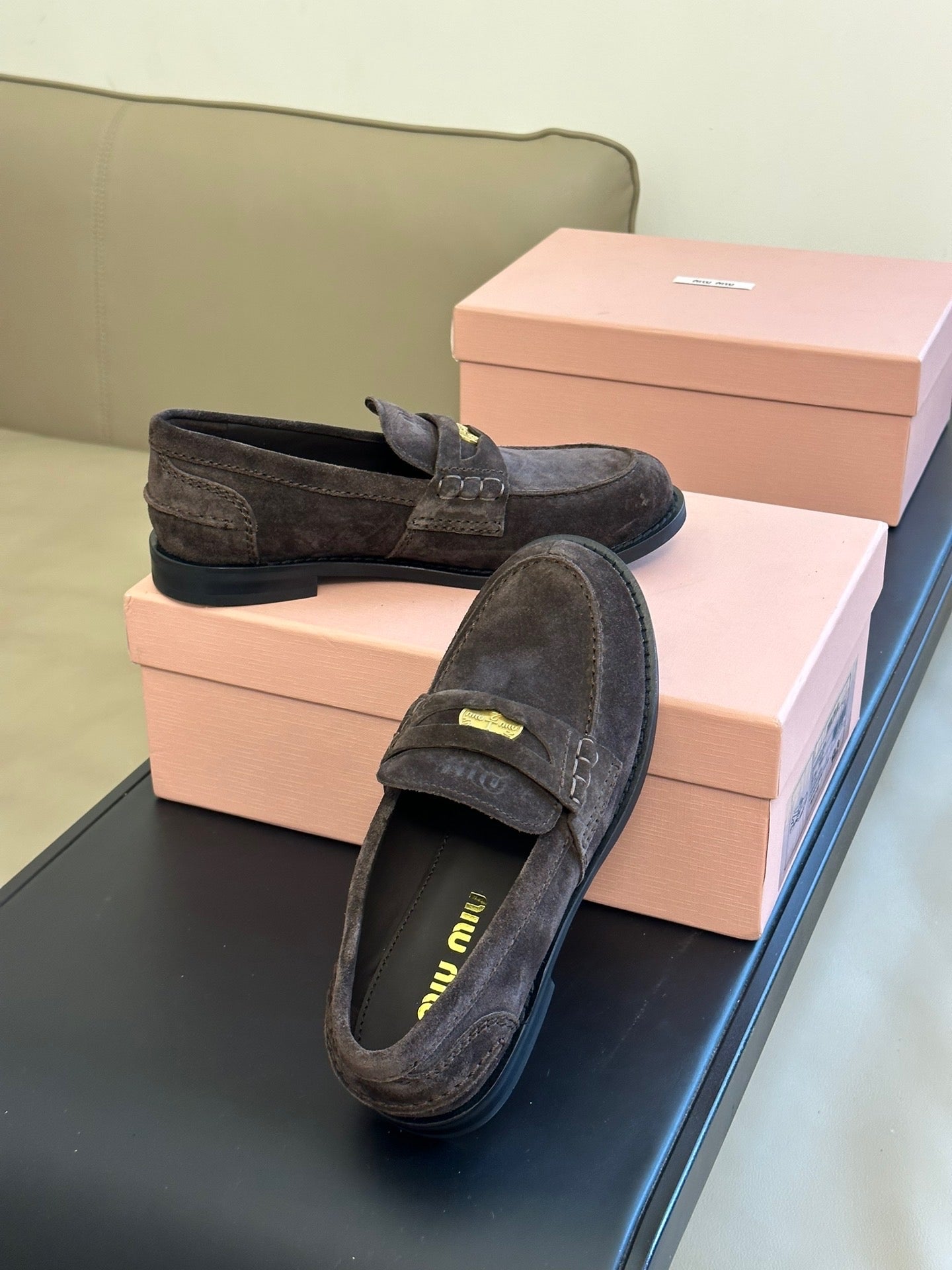 MIU M LOAFERS