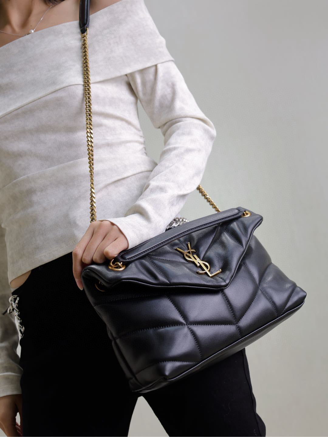 SL LOULOU PUFFER SMALL BAG