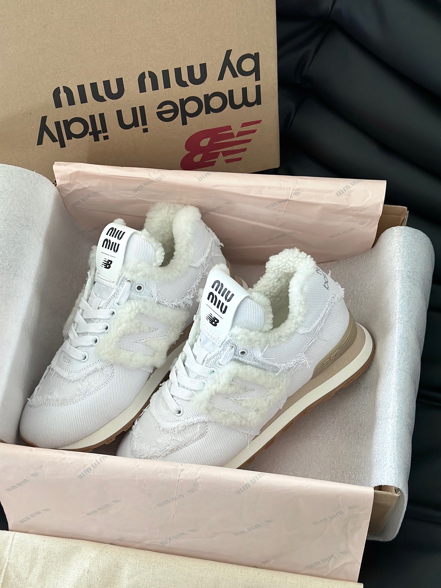 MIU M x NEW BALANCE TRAINERS