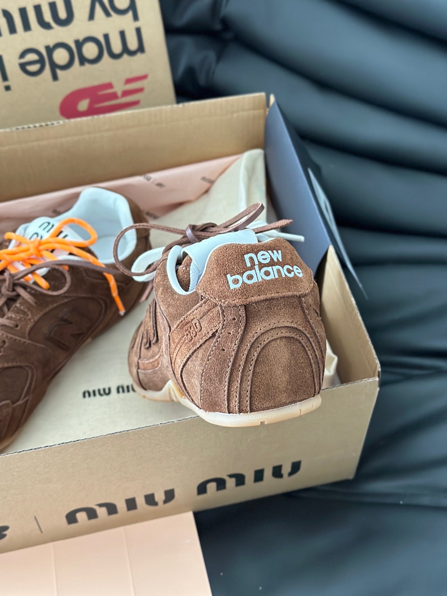 MIU M x NEW BALANCE TRAINERS
