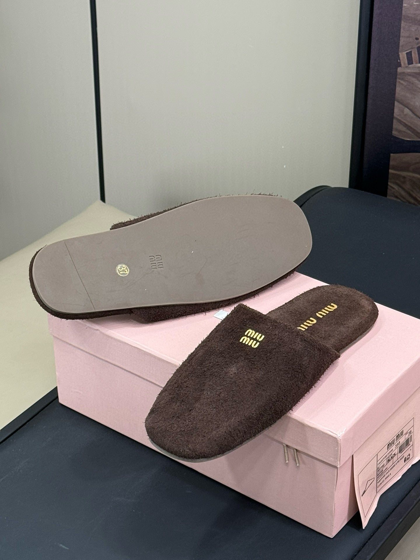 MIU M SLIPPERS