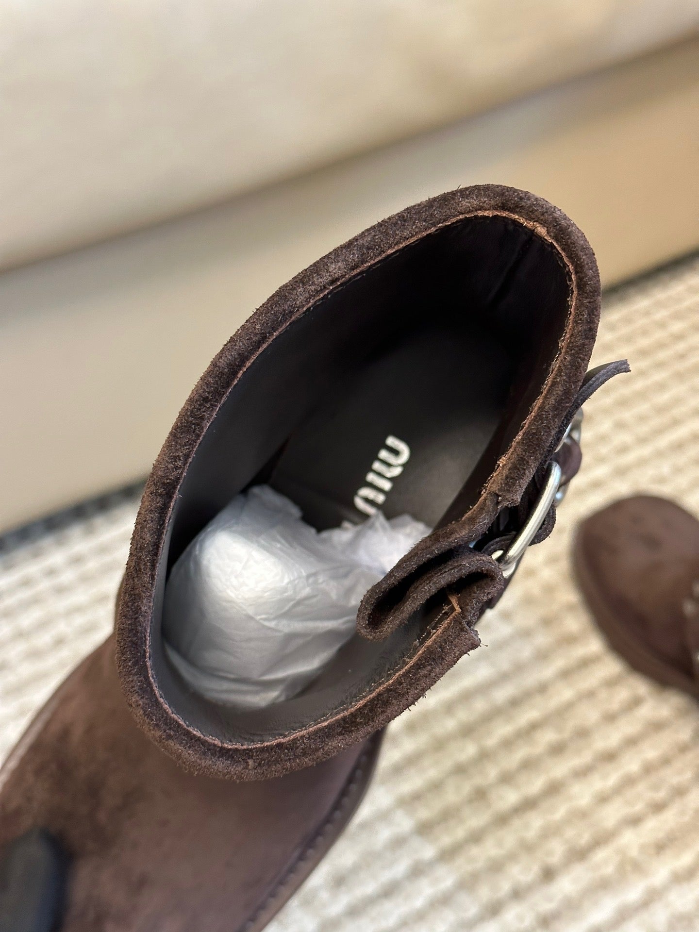 MIU M BOOTS
