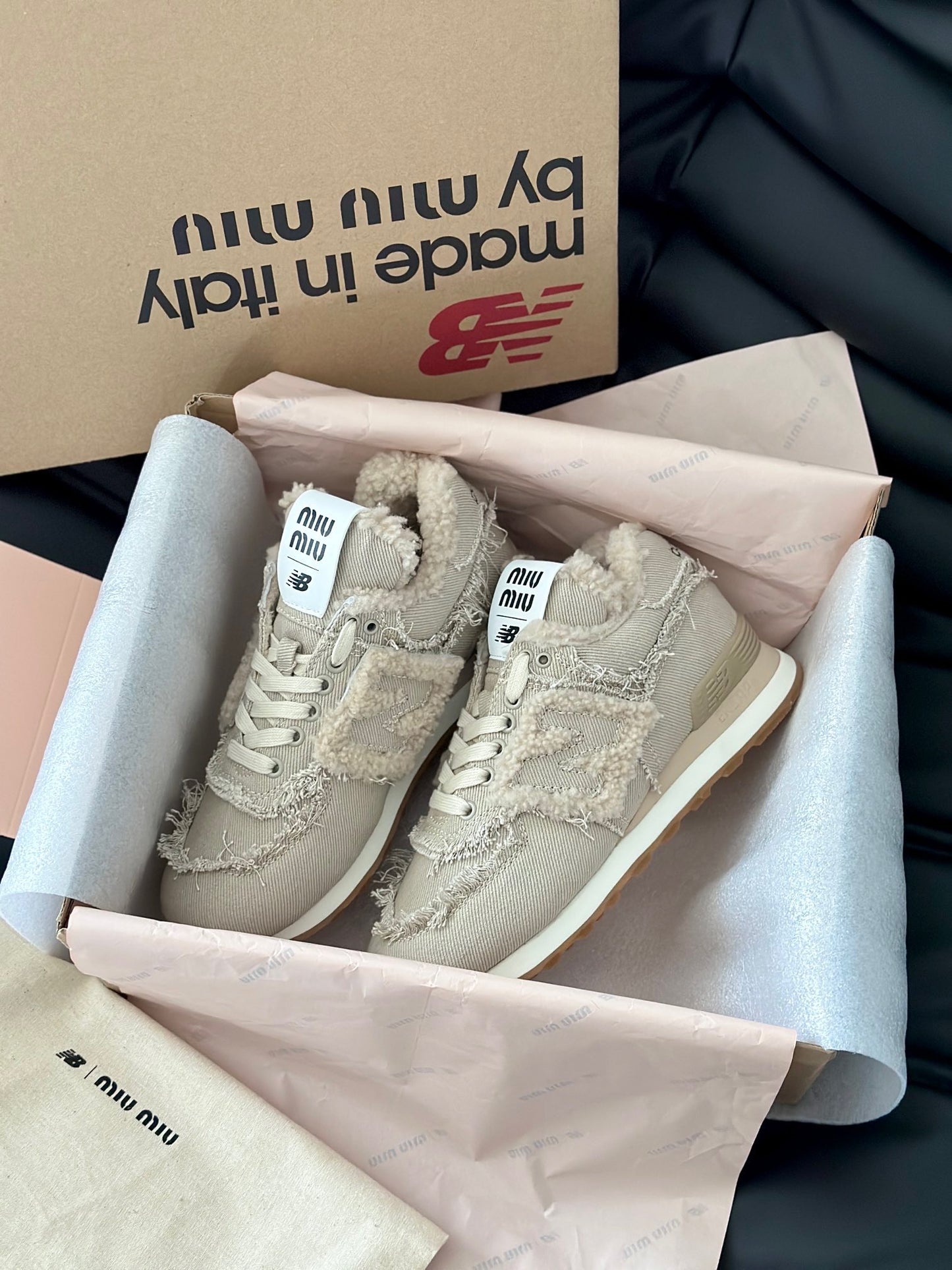 MIU M x NEW BALANCE TRAINERS