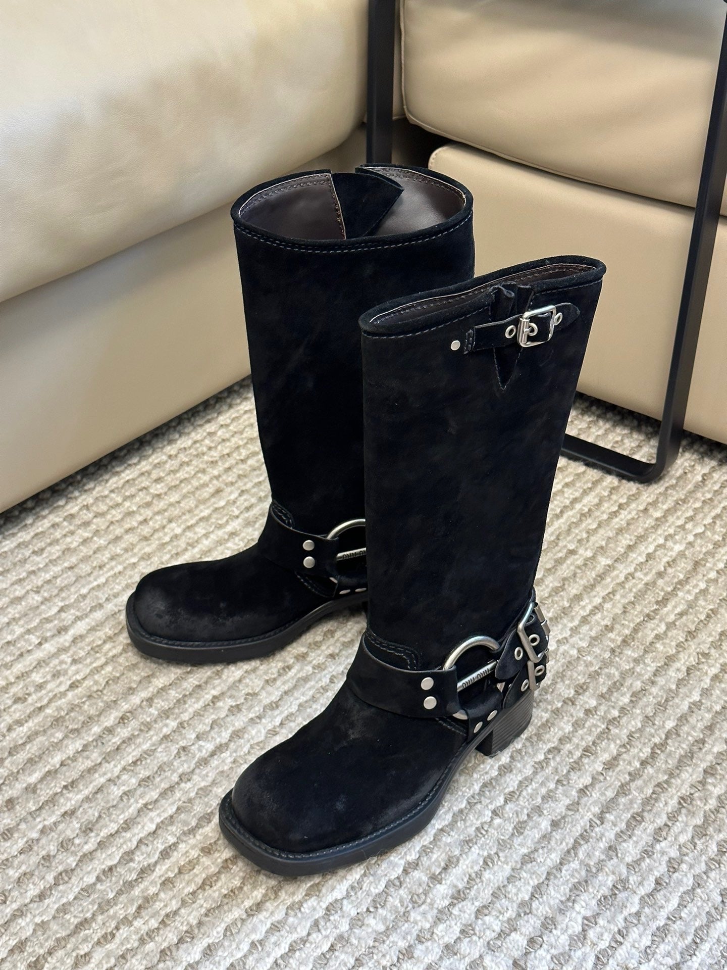 MIU M BOOTS