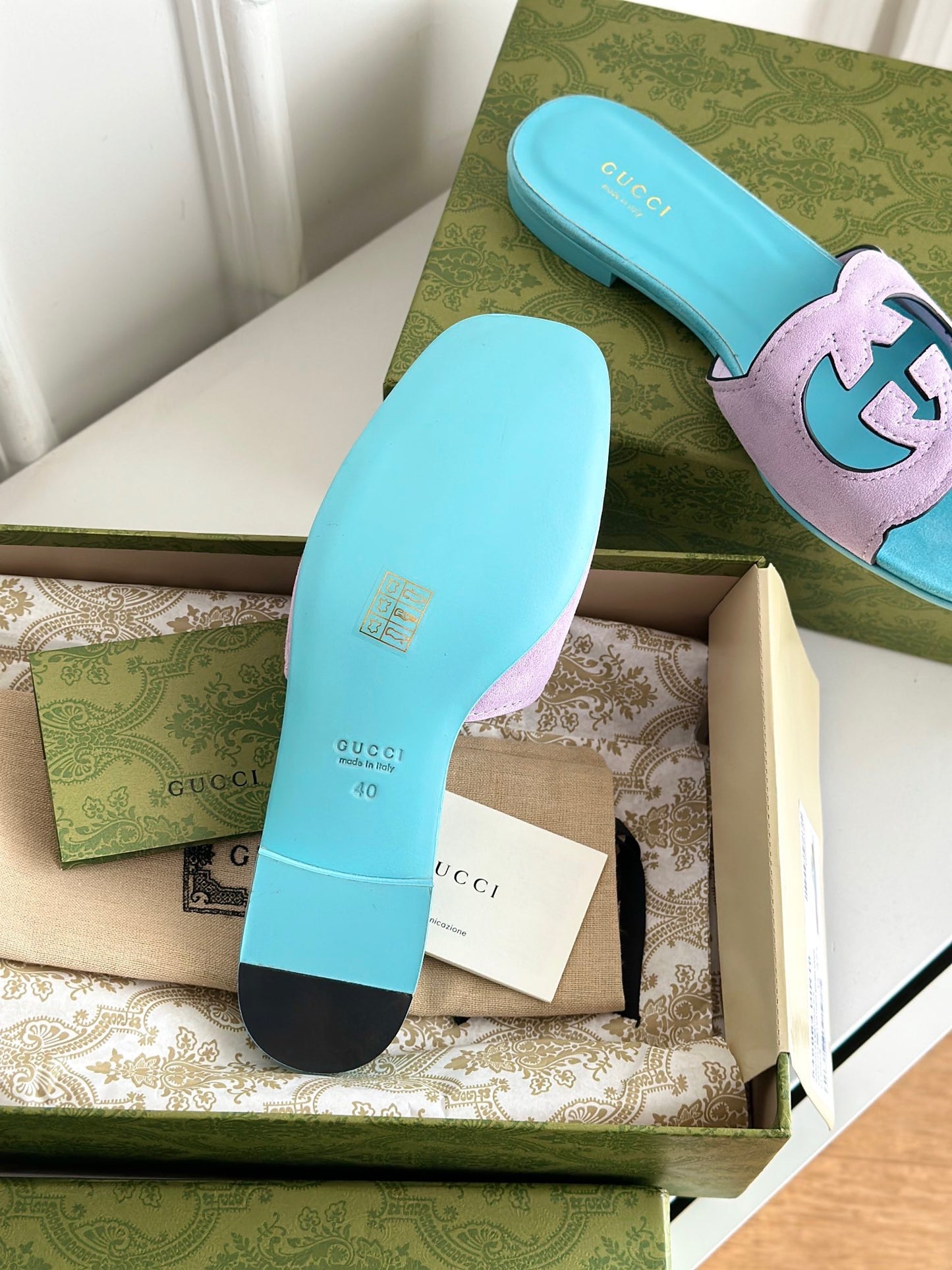 GG CUT OUT SANDALS