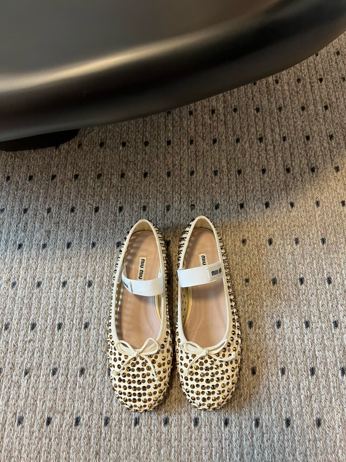 MIU M BALLET FLATS