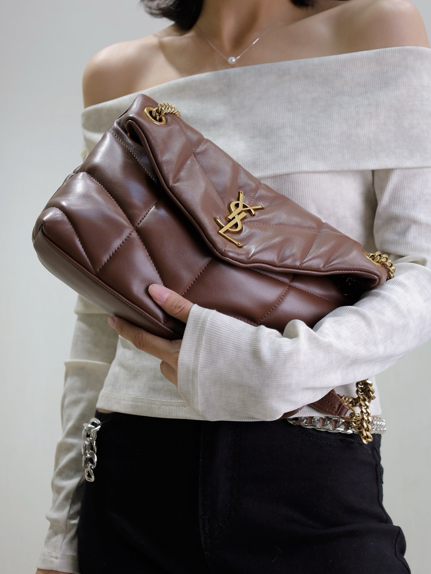 SL LOULOU PUFFER SMALL BAG