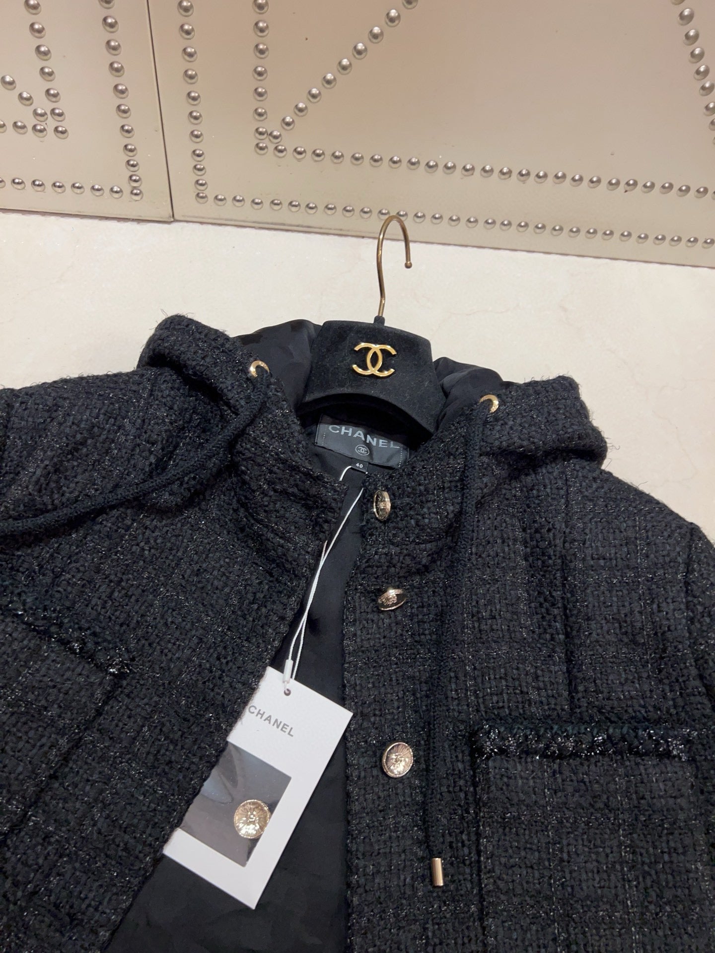 CC HOODED BLAZER
