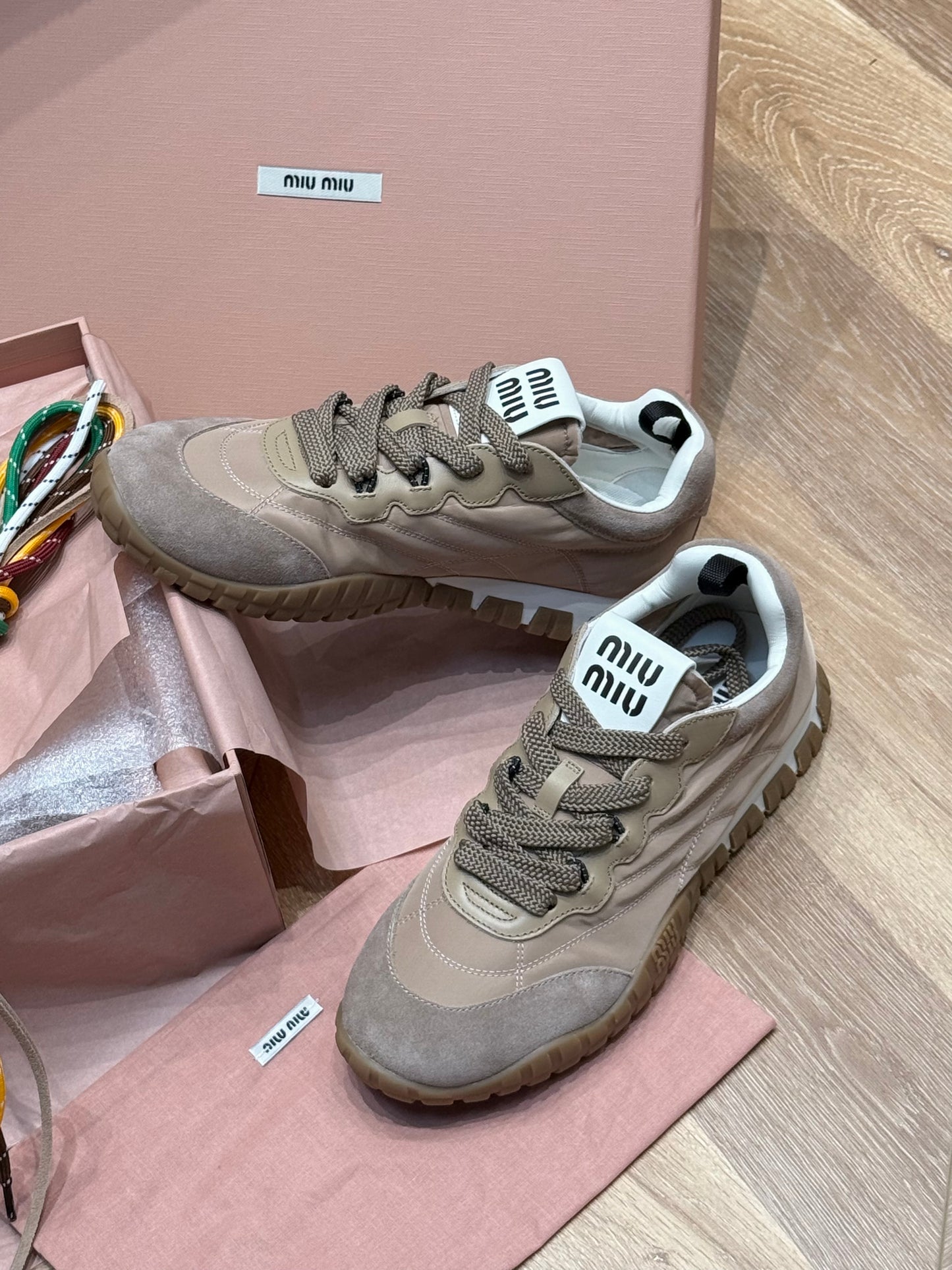 MIU M TYRE SNEAKERS